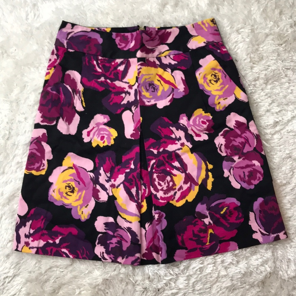Express floral skirt